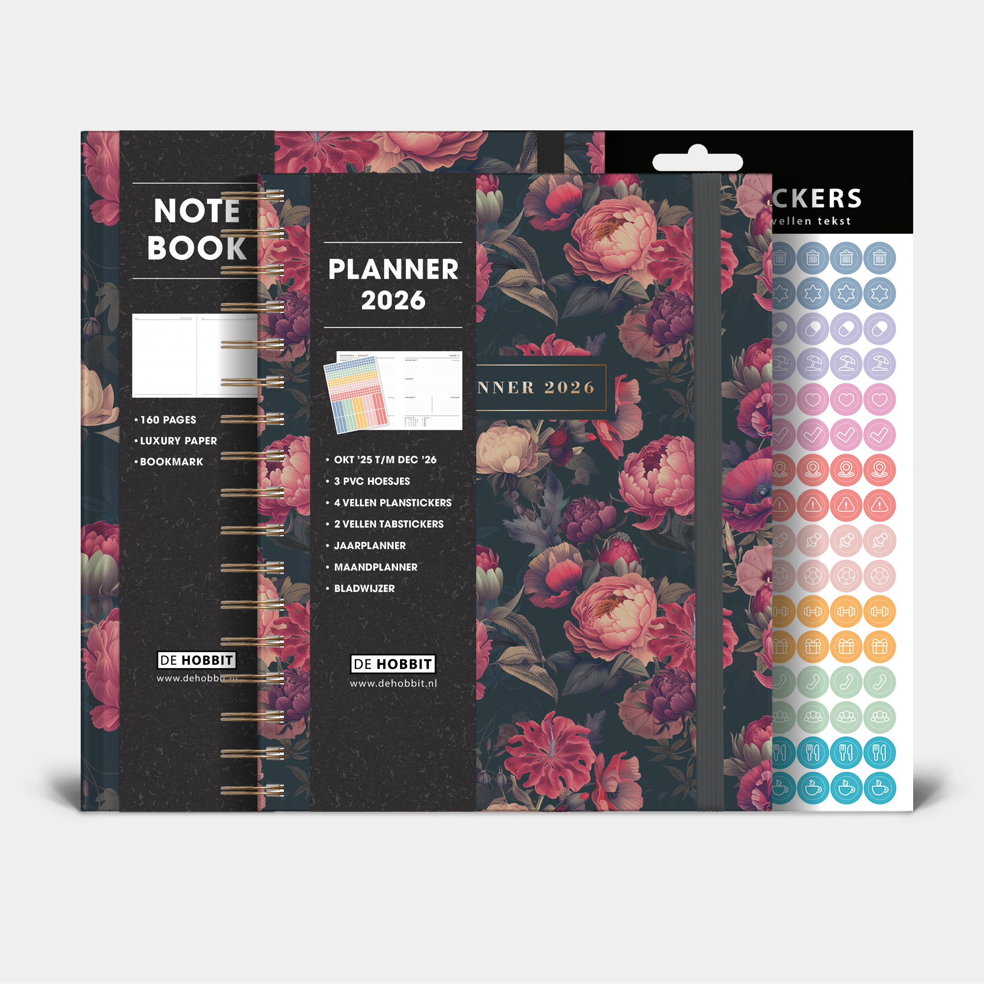 LUXE WEEKPLANNER BUNDEL 2026 A5+ KLASSIEK