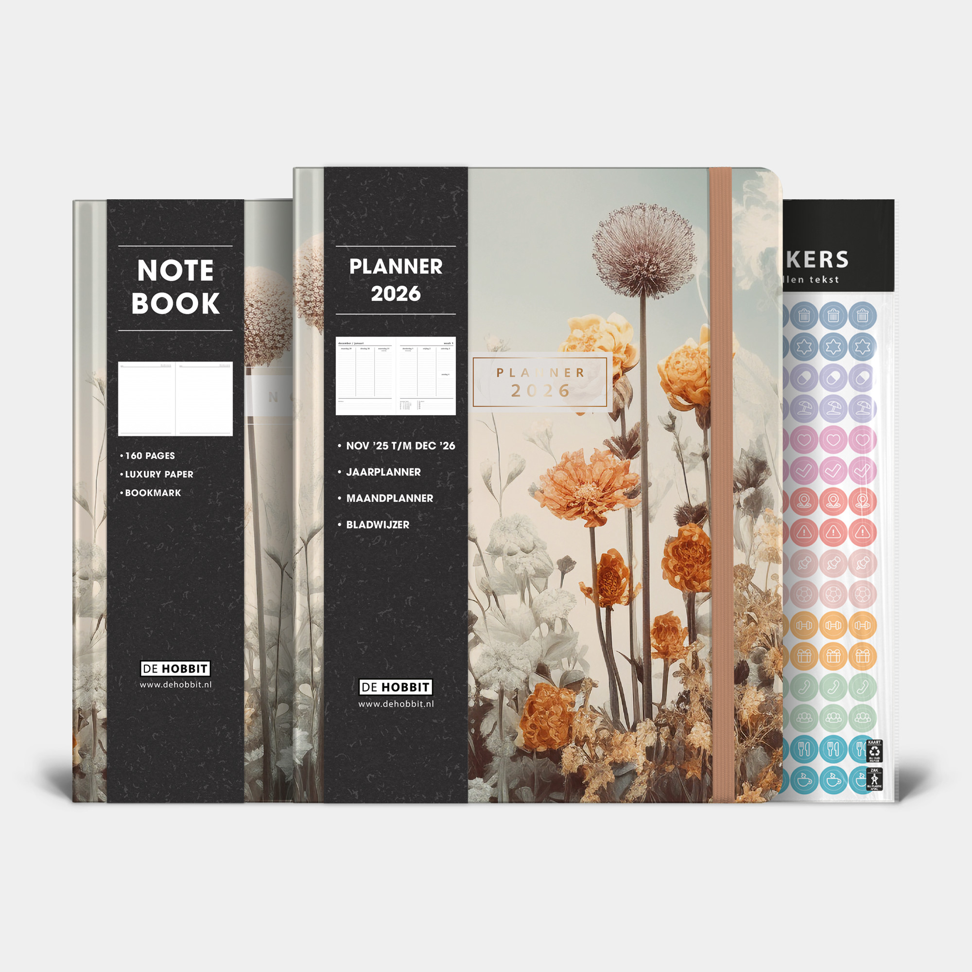 WEEKPLANNER BUNDEL 2026 ±A4 VELDBLOEMEN