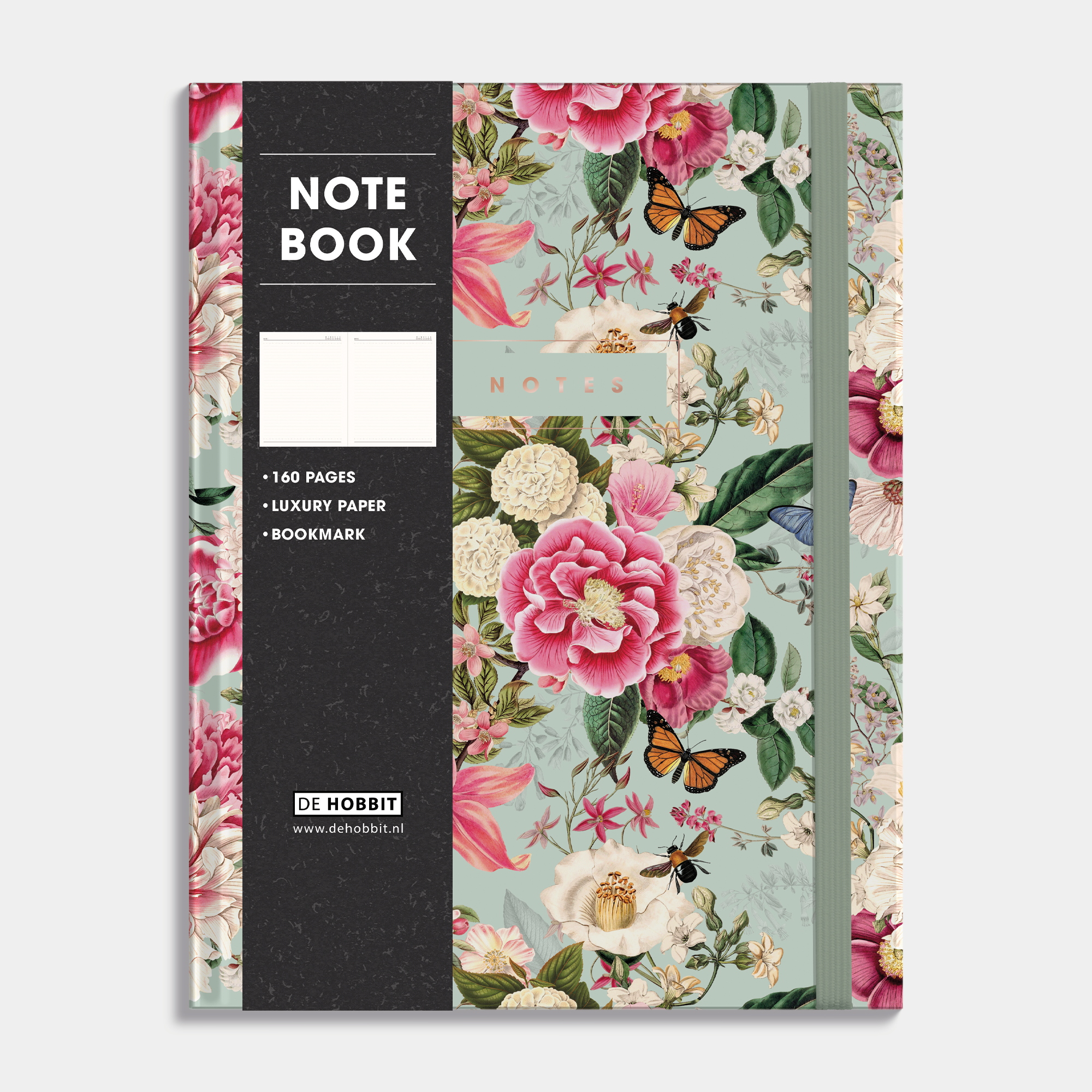 NOTITIEBOEK ±A4 BROCANTE