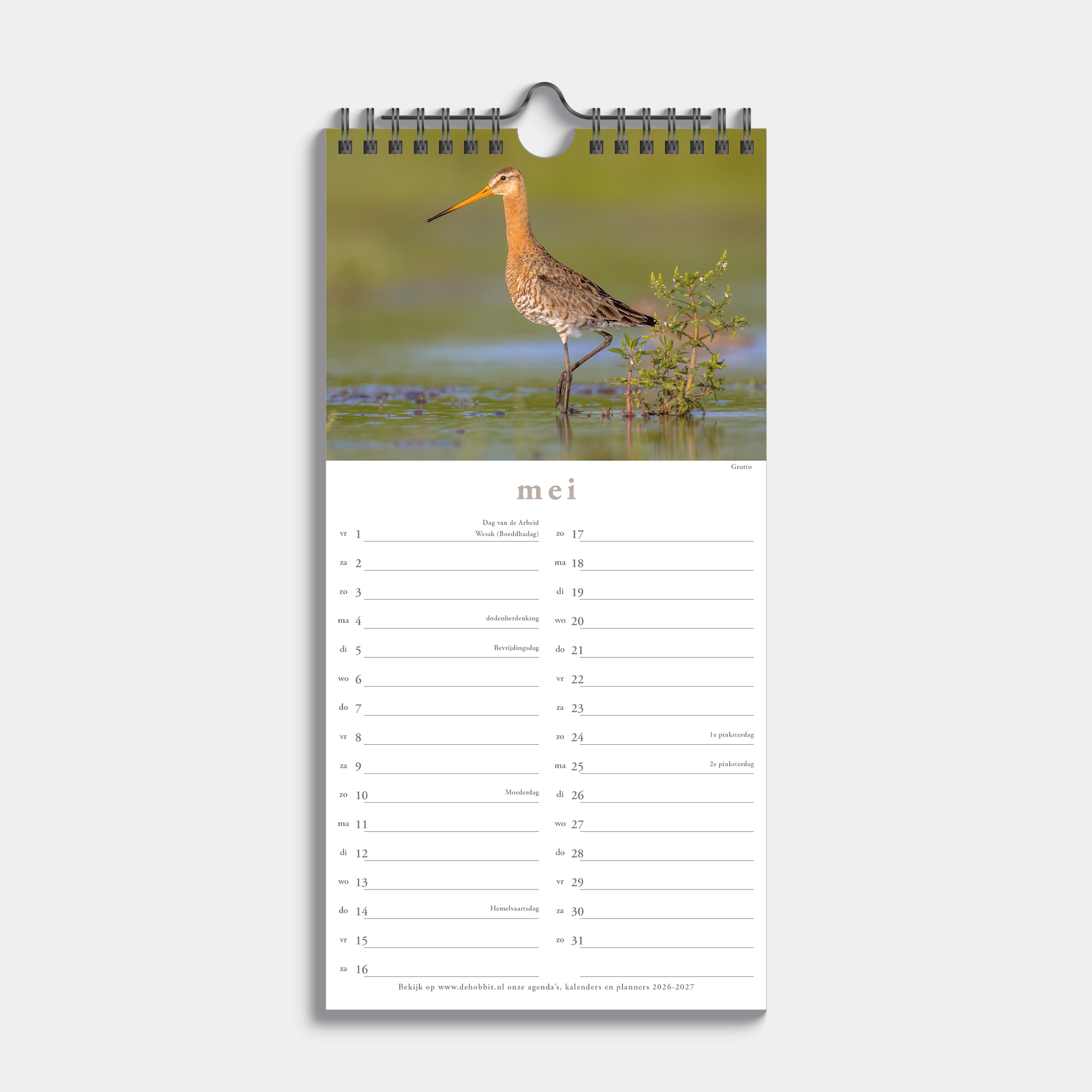 MINIKALENDER 2026 VOGELS