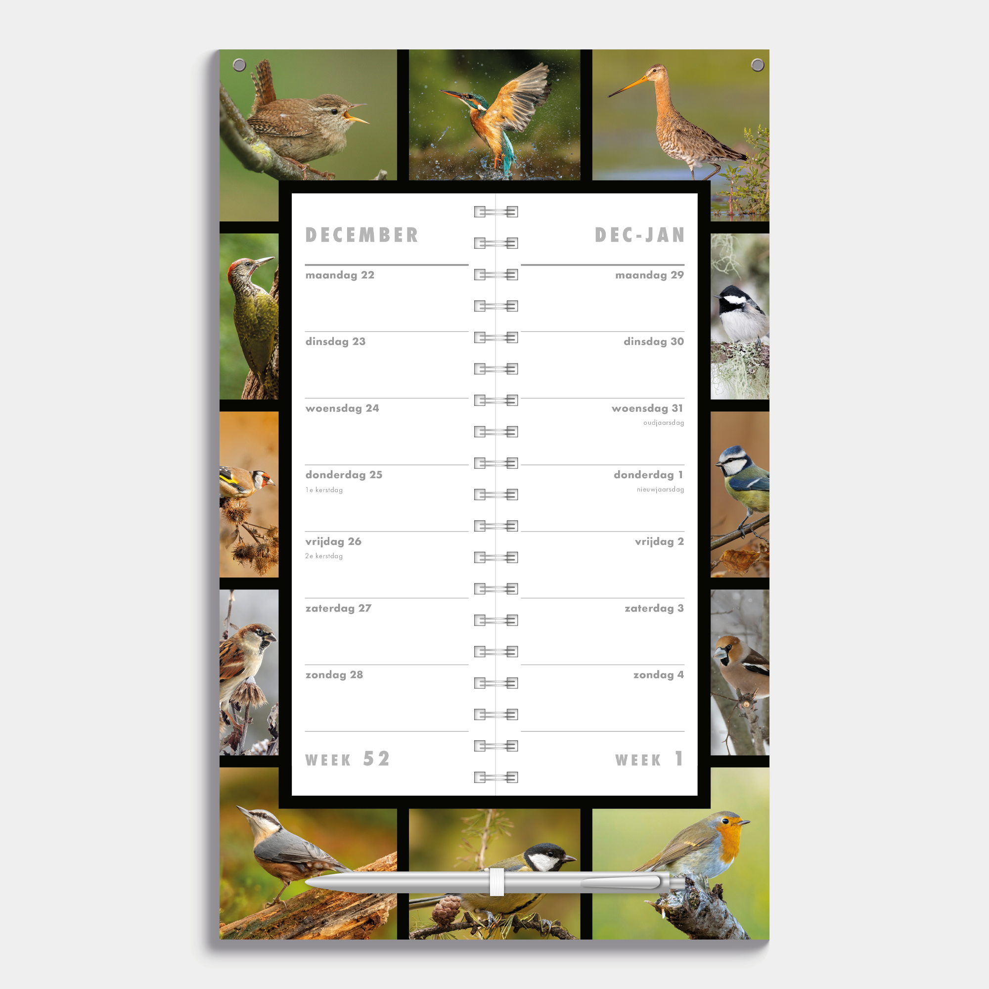 OMSLAGKALENDER 2026 VOGELS
