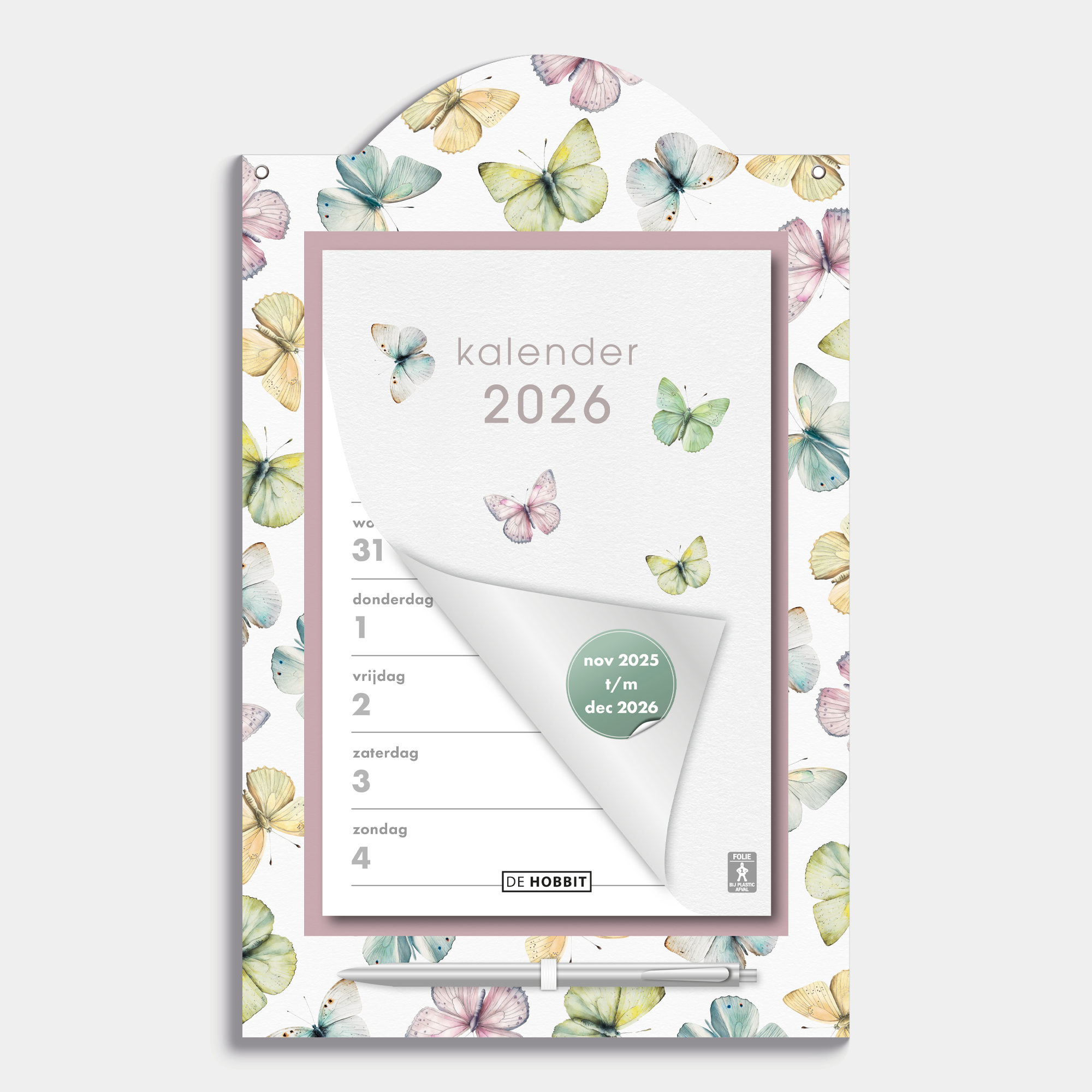 WEEKSCHEURKALENDER 2026 VLINDERS