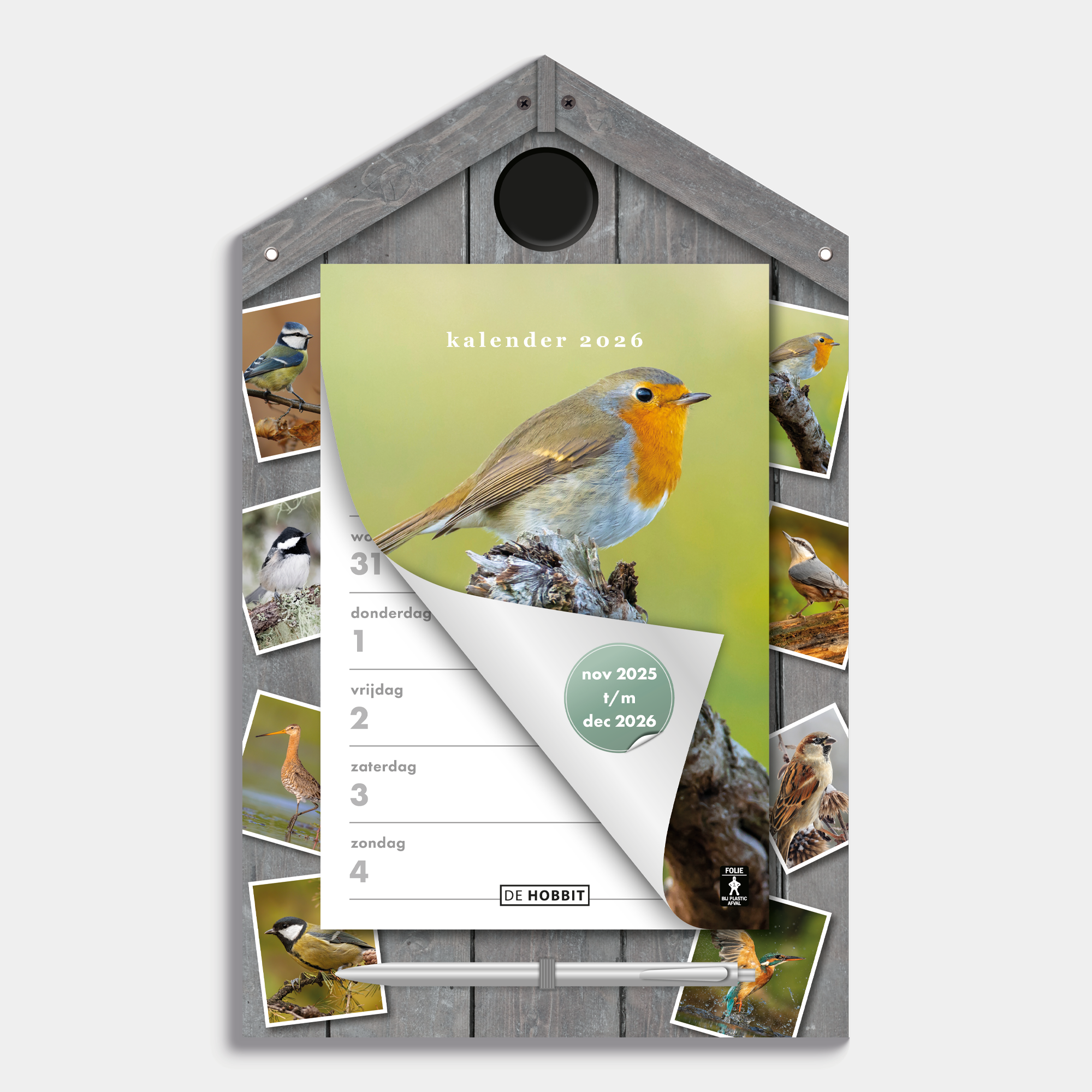 WEEKSCHEURKALENDER 2026 VOGELS