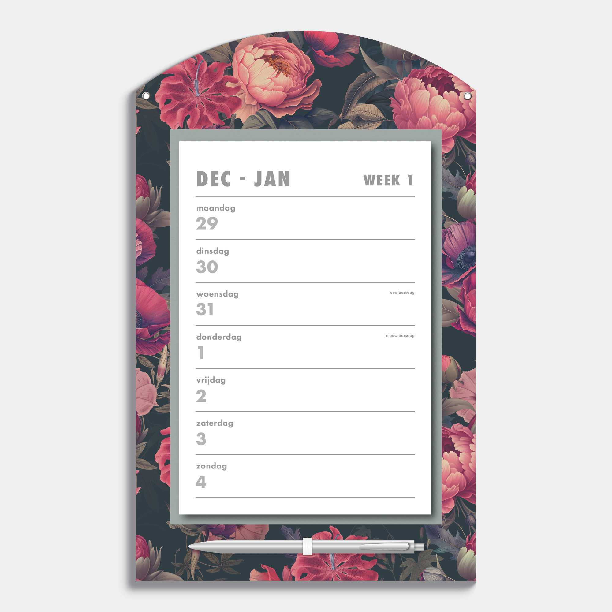 WEEKSCHEURKALENDER 2026 KLASSIEKE ROZEN