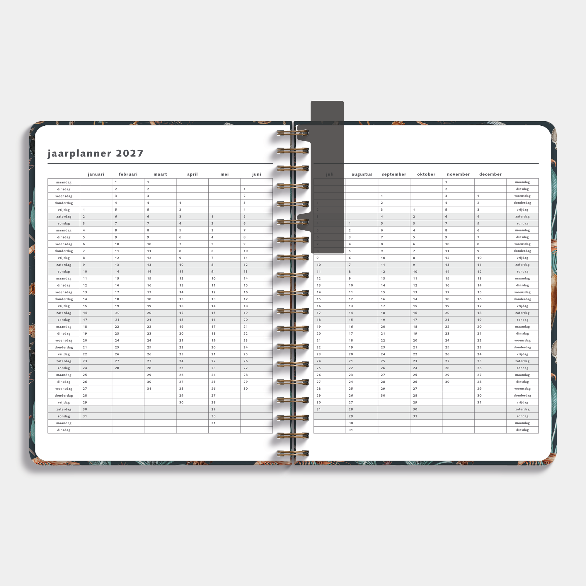 WEEKPLANNER 2026-2027 ±A4 OCEAAN