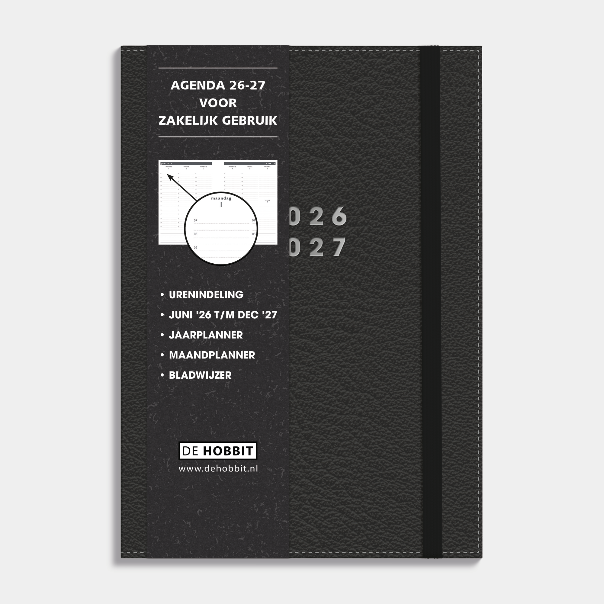 AFSPRAKENAGENDA 2026-2027 A5 LEDERLOOK