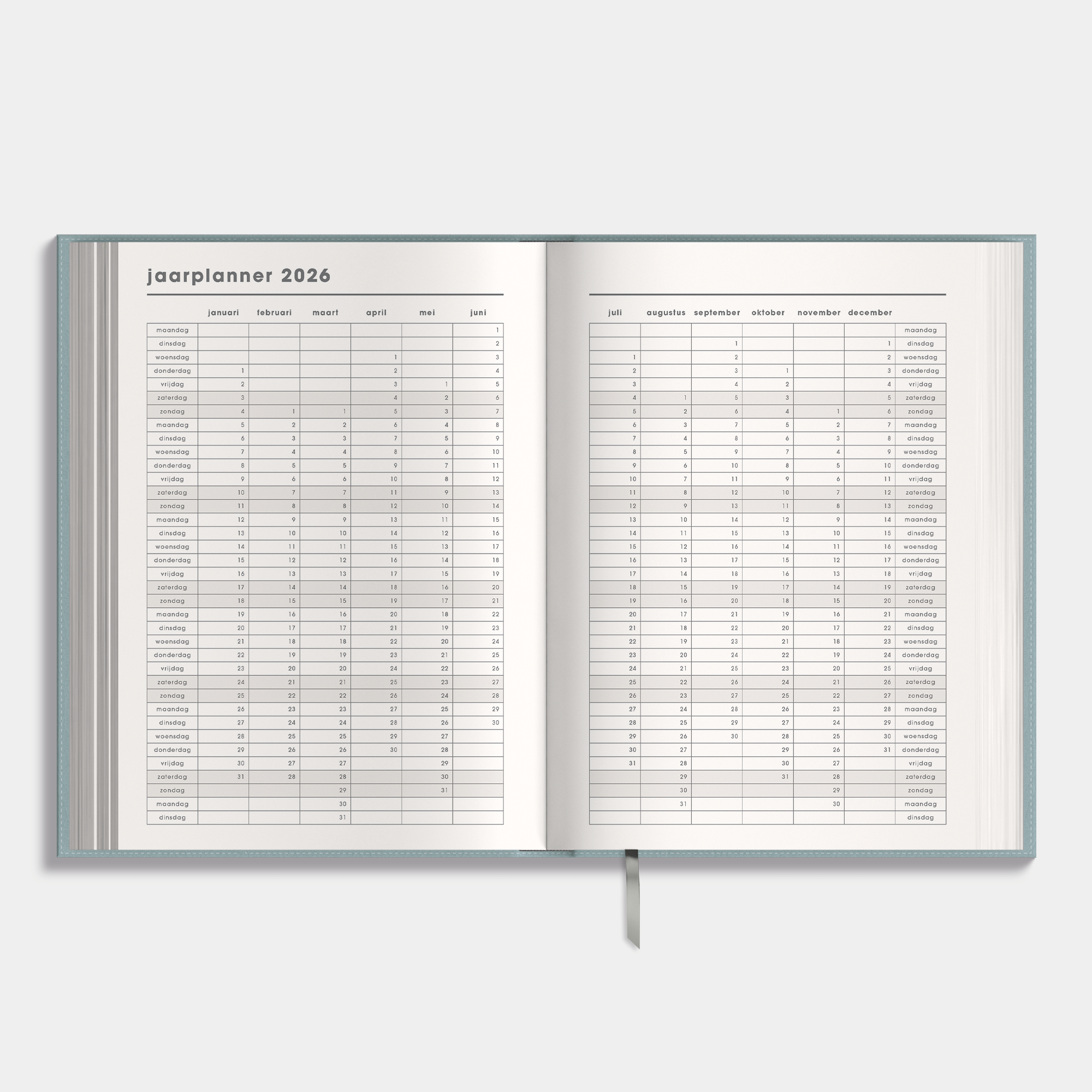 DOCENTENAGENDA 2026-2027 A5 LEDERLOOK