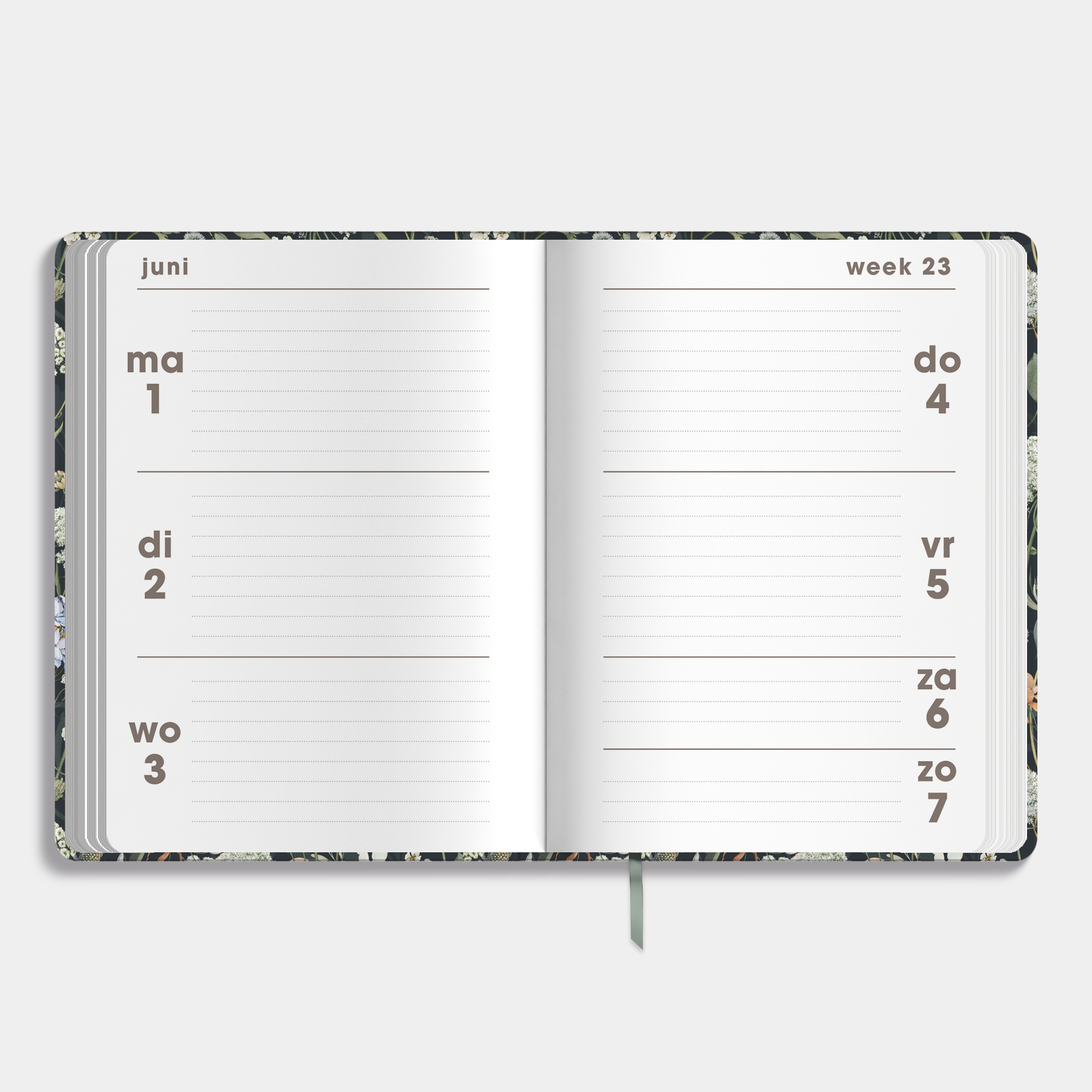 SOFT POCKET AGENDA 2026-2027 A6 WEIDEBLOEMEN