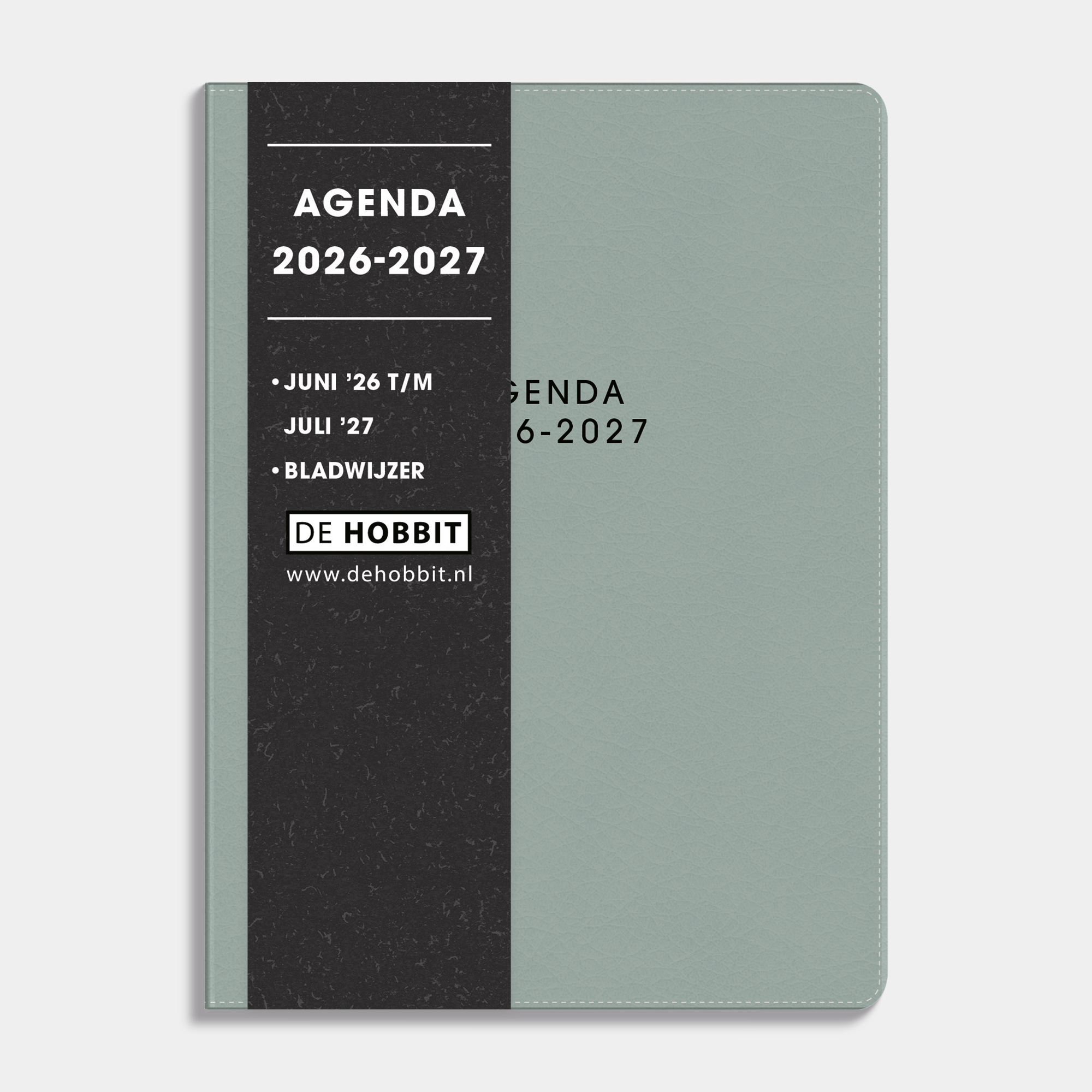 POCKET AGENDA 2026-2027 A6 LEDERLOOK AQUA