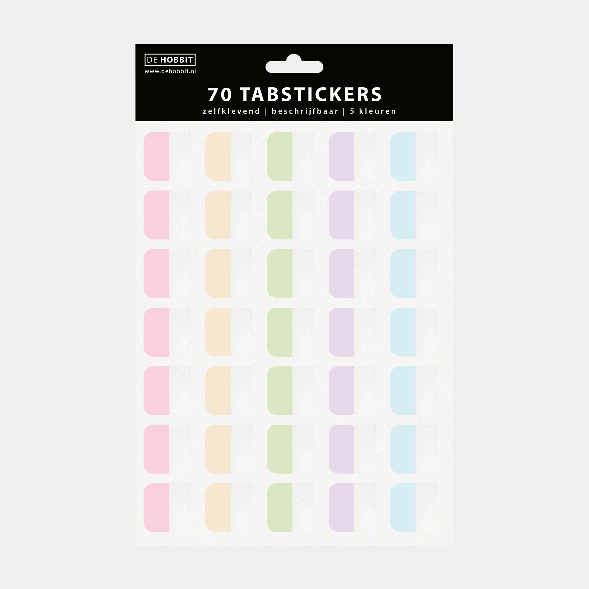SET MIT 70 TAB-AUFKLEBERN