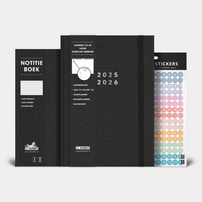 TERMINKALENDER-PAKET 2025-2026 A4 LEDEROPTIK