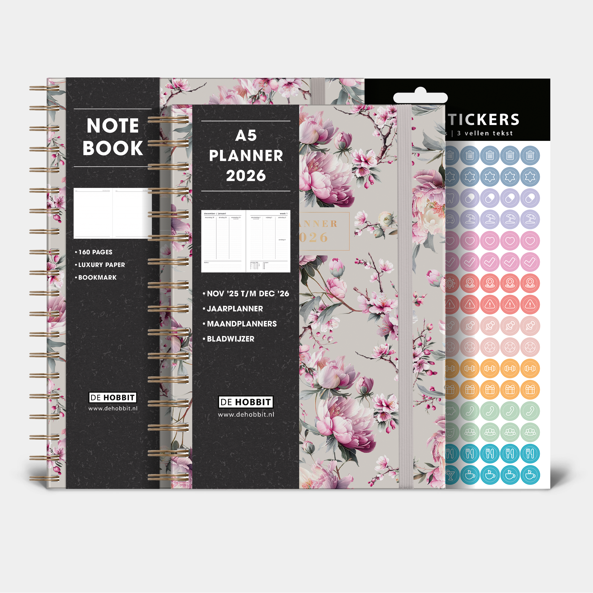 PLANNER BUNDEL 2026 A5 KERSENBLOESEM