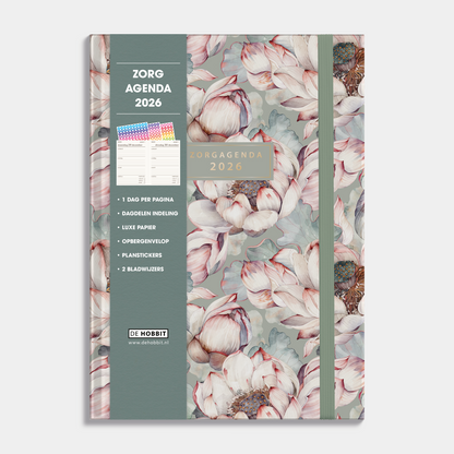 ZORGAGENDA 2026 A4 LOTUSBLOEMEN