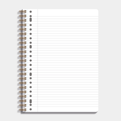 Vorlesungsblock A4 Blüten der Wildblumen