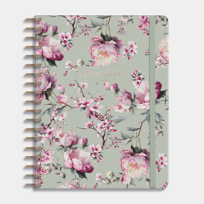 Lehrer-Agenda-Paket 2025-2026 ±A4 Kirschblüte