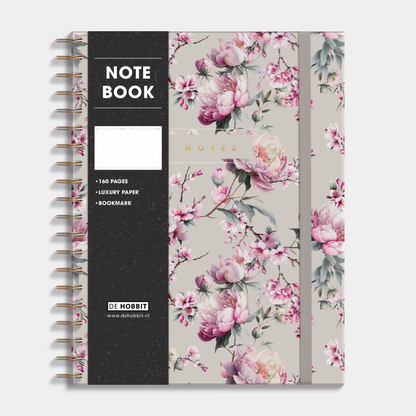 LUXE WEEKPLANNER BUNDEL 2025-2026 A5+ KERSENBLOESEM