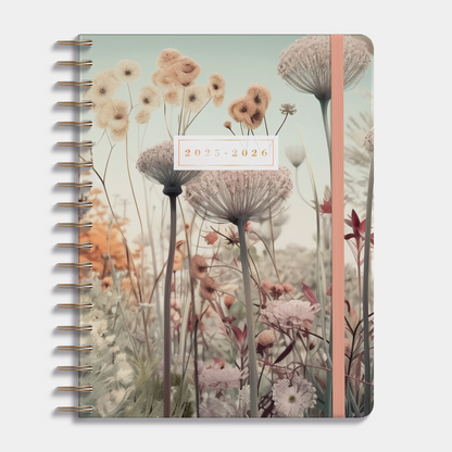 Lehrerkalender-Paket 2025-2026 ±A4 Feldblumen