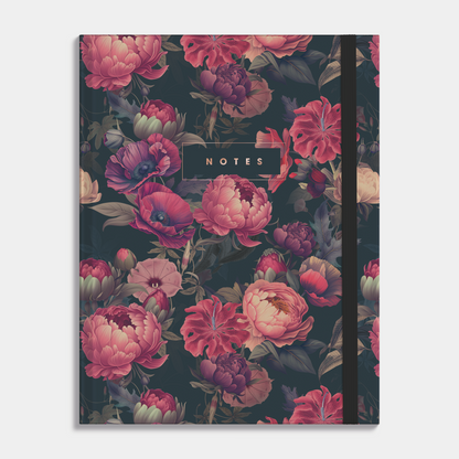 NOTITIEBOEK ±A4 KLASSIEKE ROZEN