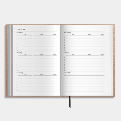 LUXUS-SCHULKALENDER 2025-2026 ±A5 WASHED CRAFT