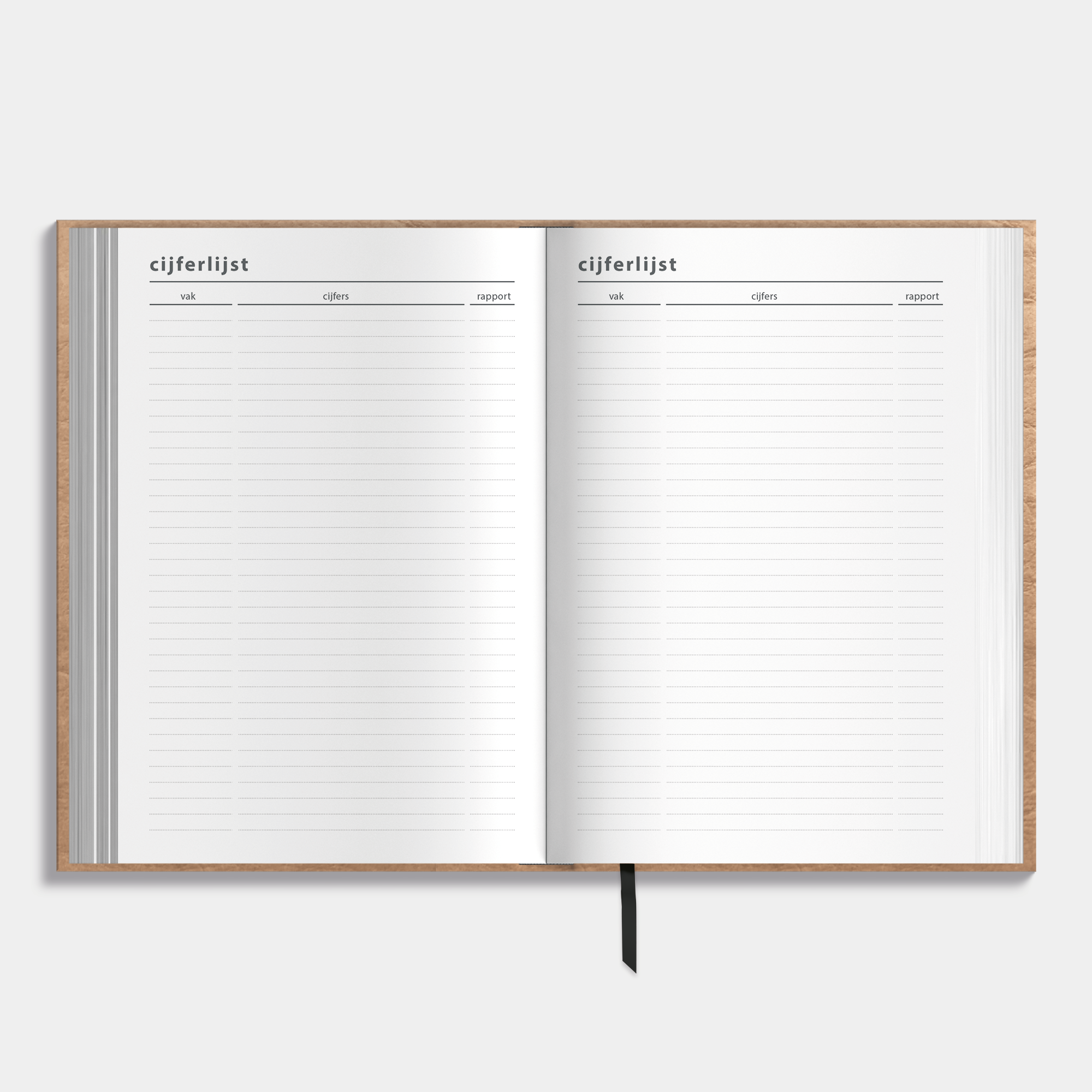 LUXE SCHOOLAGENDA 2025-2026 ±A5 WASHED CRAFT