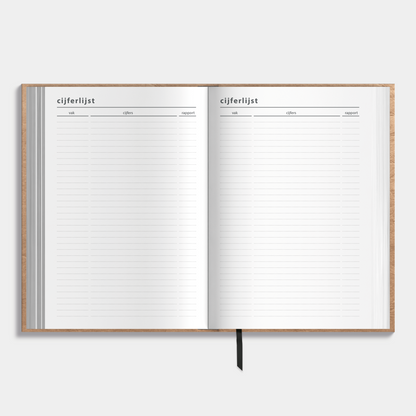 LUXUS-SCHULKALENDER 2025-2026 ±A5 WASHED CRAFT