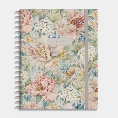 NOTITIEBOEK ±A4 VINTAGE PIOENROZEN