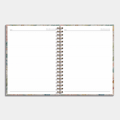 NOTITIEBOEK ±A4 VINTAGE PIOENROZEN