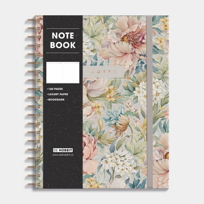 NOTITIEBOEK ±A4 VINTAGE PIOENROZEN