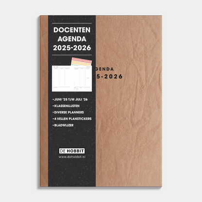 DOCENTENAGENDA BUNDEL 2025-2026 A5 WASHED CRAFT