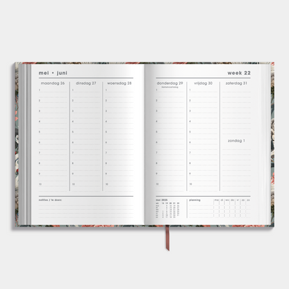 Lehrer-Agenda-Paket 2025-2026 A5 Kräne