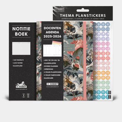 Lehrer-Agenda-Paket 2025-2026 A5 Kräne