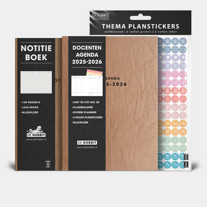 DOCENTENAGENDA BUNDEL 2025-2026 A5 WASHED CRAFT