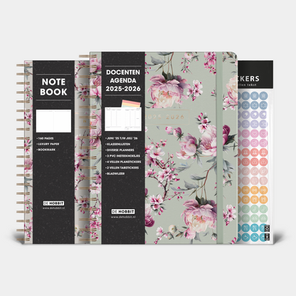 Lehrer-Agenda-Paket 2025-2026 ±A4 Kirschblüte