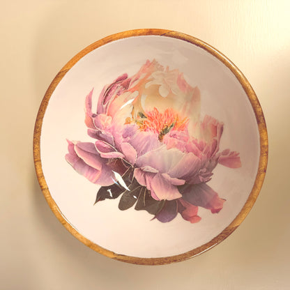 HOUTEN SCHAAL KERSENBLOESEM GROOT 30Ø