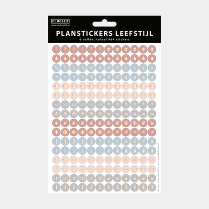 LEEFSTIJL PLANSTICKERS