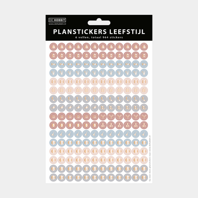 LEEFSTIJL PLANSTICKERS