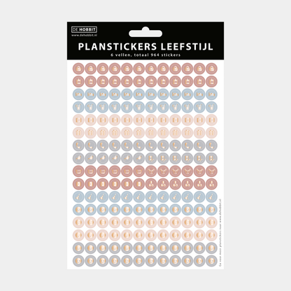 LEEFSTIJL PLANSTICKERS