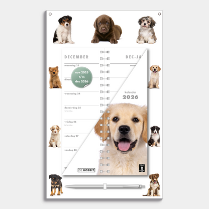 OMSLAGKALENDER 2026 HONDEN