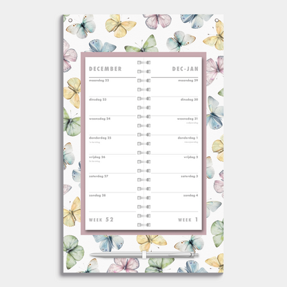 OMSLAGKALENDER 2026 VLINDERS