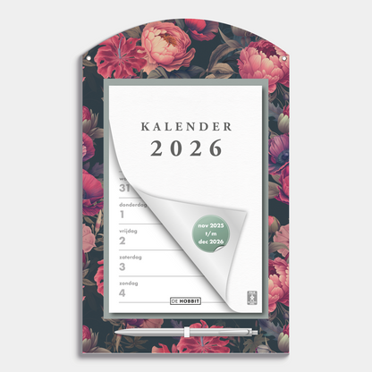 WEEKSCHEURKALENDER 2026 KLASSIEKE ROZEN