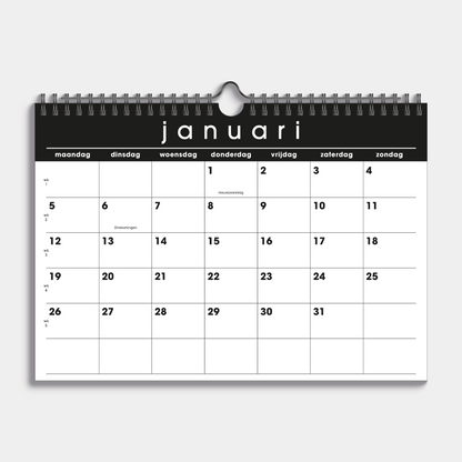 MAANDKALENDER 2026 A4 BASIC