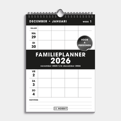 FAMILIEPLANNER 2026 A4 BASIC