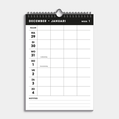 FAMILIEPLANNER 2026 A4 BASIC