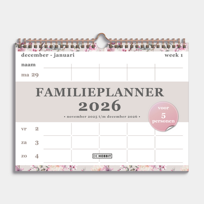 FAMILIEPLANNER 2026 A4 KERSENBLOESEM