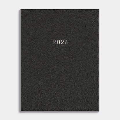 AFSPRAKENAGENDA 2026 ±A4 FLEXCOVER LEDERLOOK