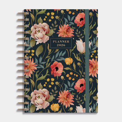 PLANNER 2026 A5 VINTAGE BLOEMEN