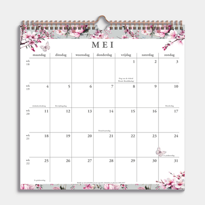 JAARKALENDER 2026 KERSENBLOESEM