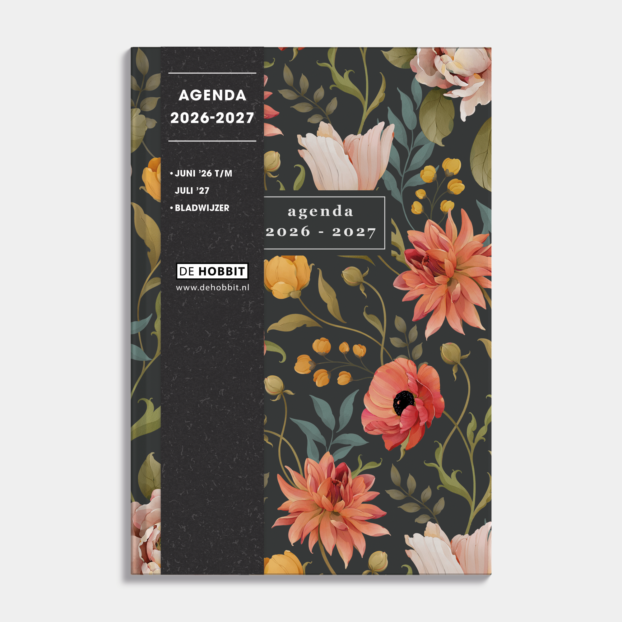 SCHOOLAGENDA 2026-2027 ±A5 VINTAGE BLOEMEN