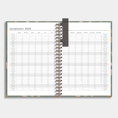 AGENDA 2026-2027 A4 GINKGO GOUD