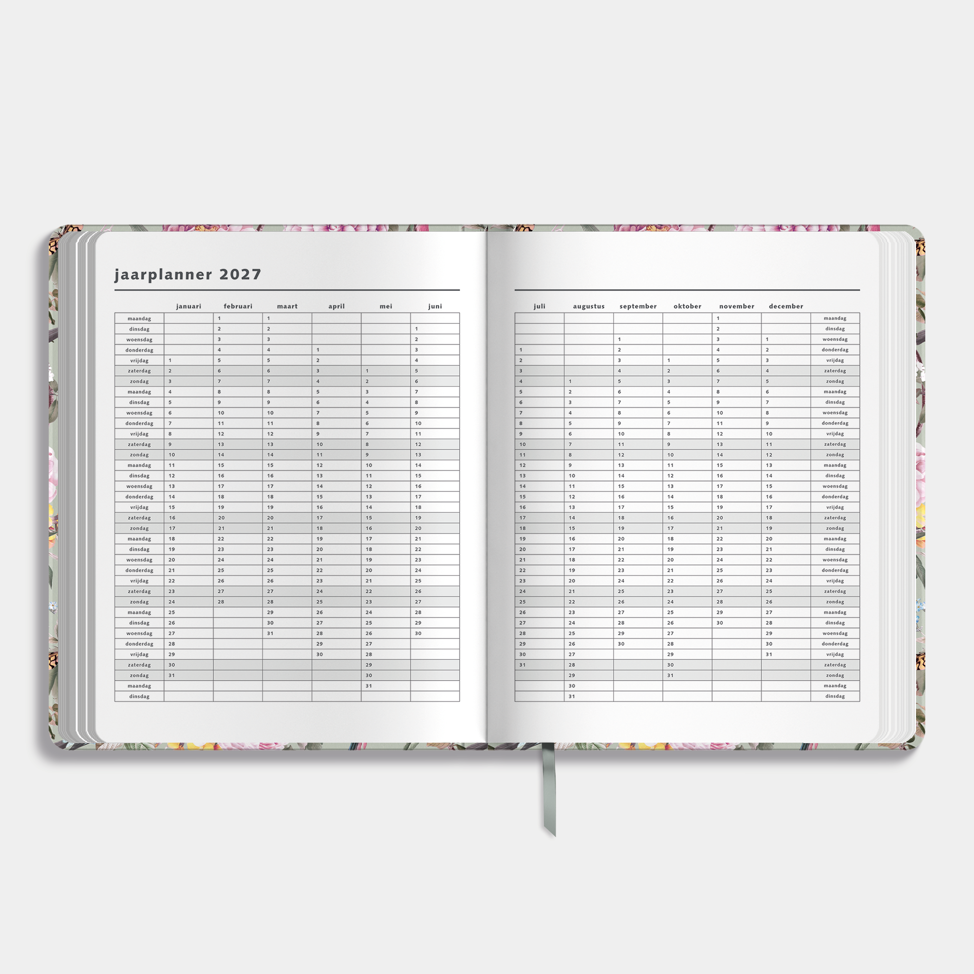 WEEKPLANNER 2026-2027 ±A4 ROMANTISCH